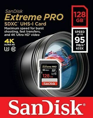 Sandisk 128GB 256GB Extreme Pro SDHC SDXC V30 C10 95MB/s SDSDXXG