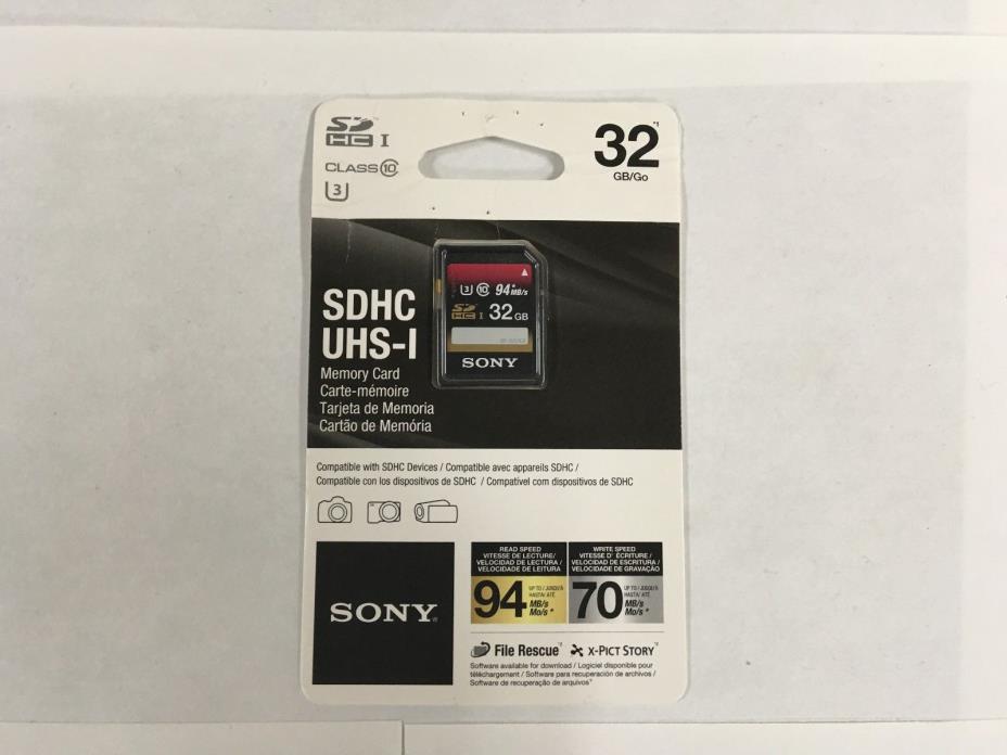 32GB SDHC class 10 UHS-1 R94 W70