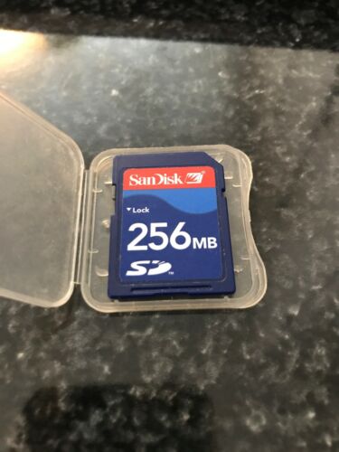 SanDisk 256MB SD Card - Retail - SDSDB-256-A10