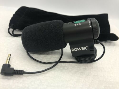 Bower MIC150 Electret Condenser Microphone For Cameras & camcorders NIKON Canon