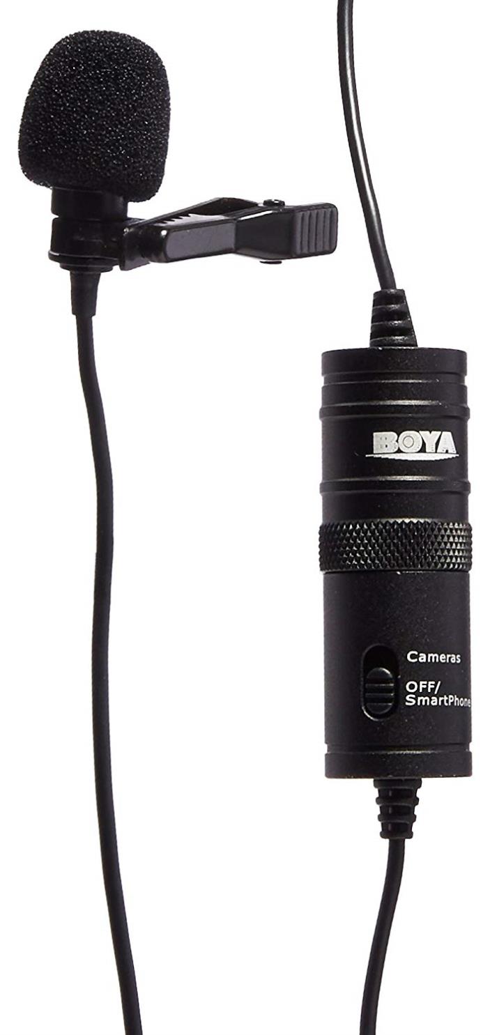 BOYA BY-M1 3.5mm Electret Condenser Microphone with 1/4