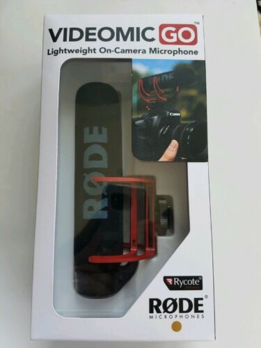 Rode Videomic Go Lightweight On-camera Microphone - New Factory Sealed