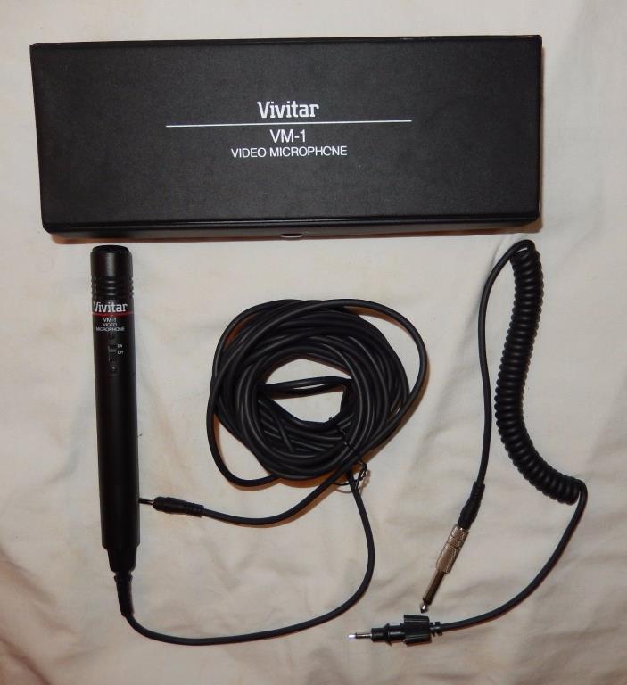 Vivitar VM-1 Video Mono Microphone Shoe Mount For Camcorder