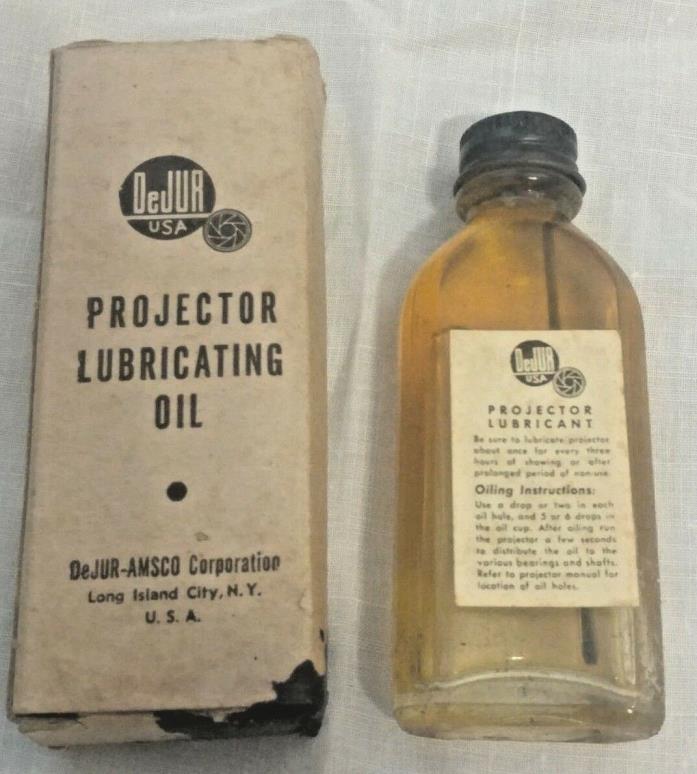 Vintage DeJUR Movie Projector Lubricating Oil