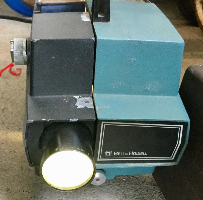 Bell And Howell Film Strip Projector Working