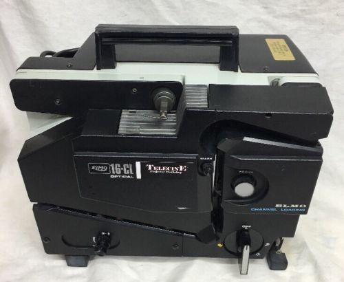 Elmo 16-CL Optical TelecinE 16mm Projector 5-Blade Shutter *NEW ROLLERS WARRANTY