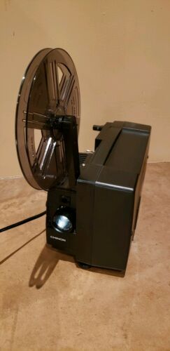 CHINON 4000GL 8MM & Super 8 Movie projector auto load Film Treading Works Great