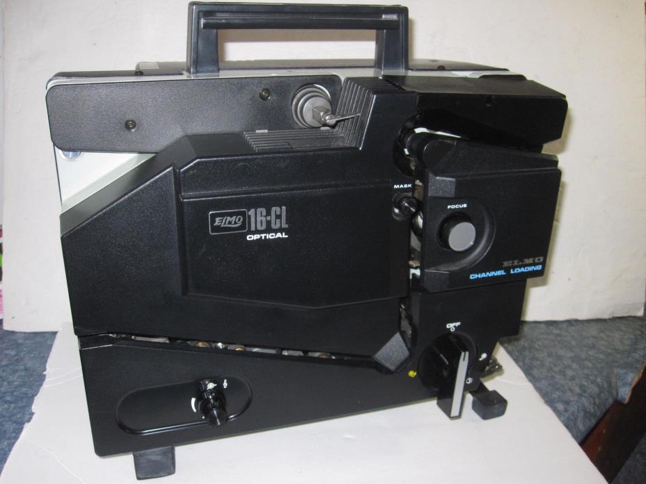 Elmo 16-CL 16mm Movie Film Projector - Made in Japan - Excellent Condition