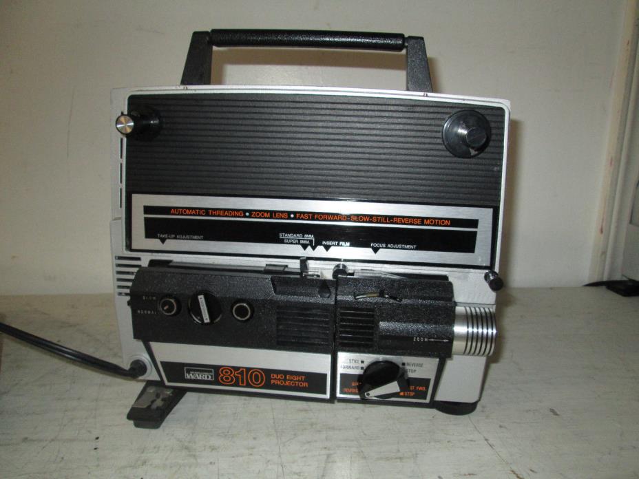 Vintage Montgomery Ward 810 Duo Eight Projector, AS-IS, FOR PARTS