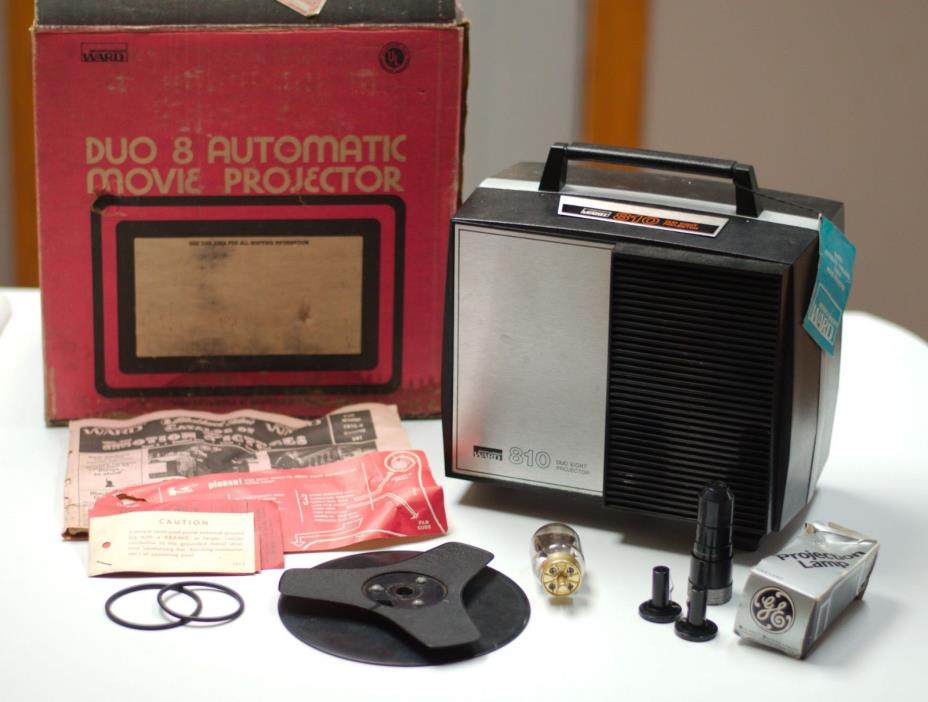 Montgomery Ward 810 Duo Eight Projector with Original Box