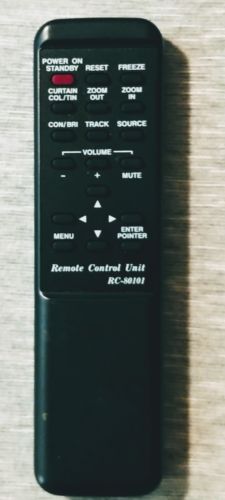 Optoma RC-80101 LCD Projector Remote Control EZPRO 550 Dukane 28A7200A VP800