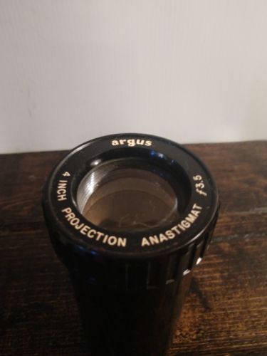 Projector Lens Replacement Argus 4 Inch Projection Anastigmat f 3.5 Replace Part