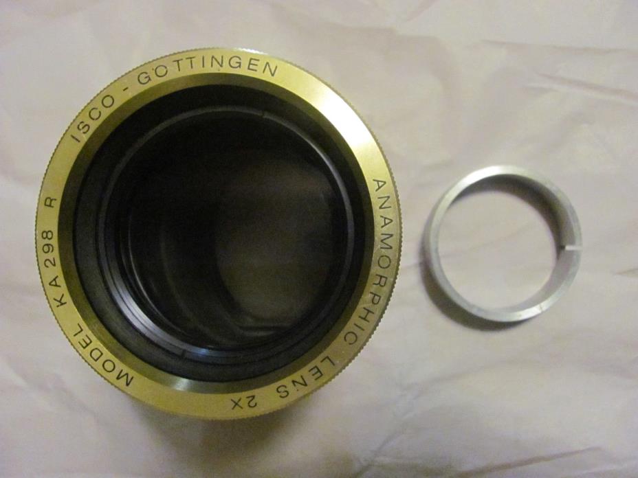 ISCO Gottingen KA 298 R Anamorphic 35mm 2X Cinema Scope Lens *EXCELLENT COND.*