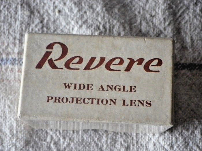 Revere 17 mm Wide Angle Projection Lens in Original Box - Aluminum Body