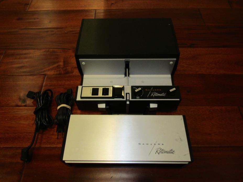 Sawyer's Rotomatic 700 Slide Projector TESTED