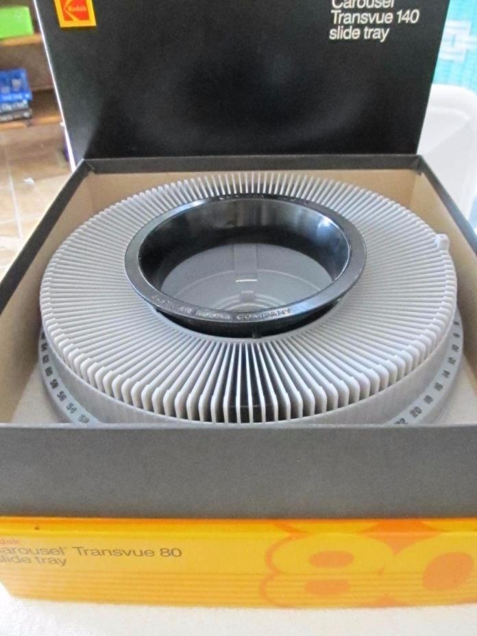 Vintage Kodak Carousel Transvue 140 Slide Projector Tray! Original Box & Ins.!