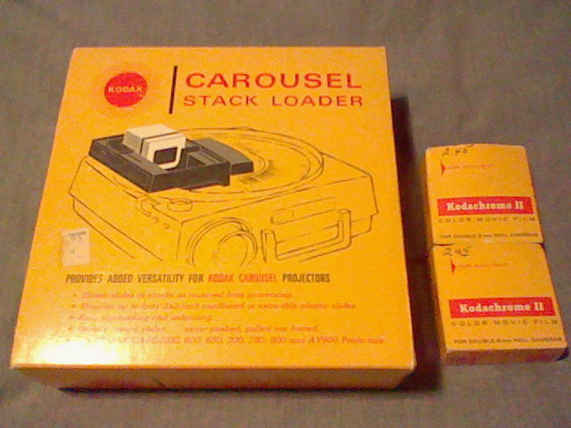 KODAK STACK LOADER B40 FOR CAROUSEL PROJECTORS! 100% Complete w/ Color Films!