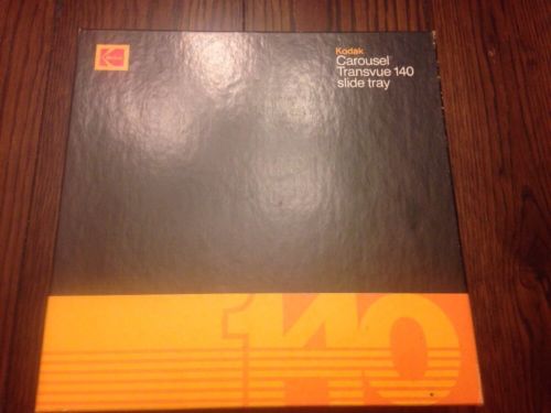 Vintage Original Kodak Carousel Transvue 140 Slide Tray in Original Box