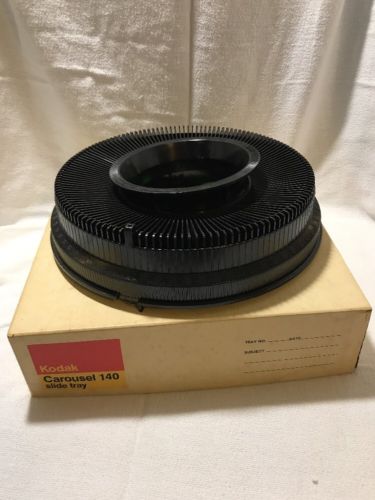 Vintage Kodak Carousel Transvue 140 Slide Tray in Original Box