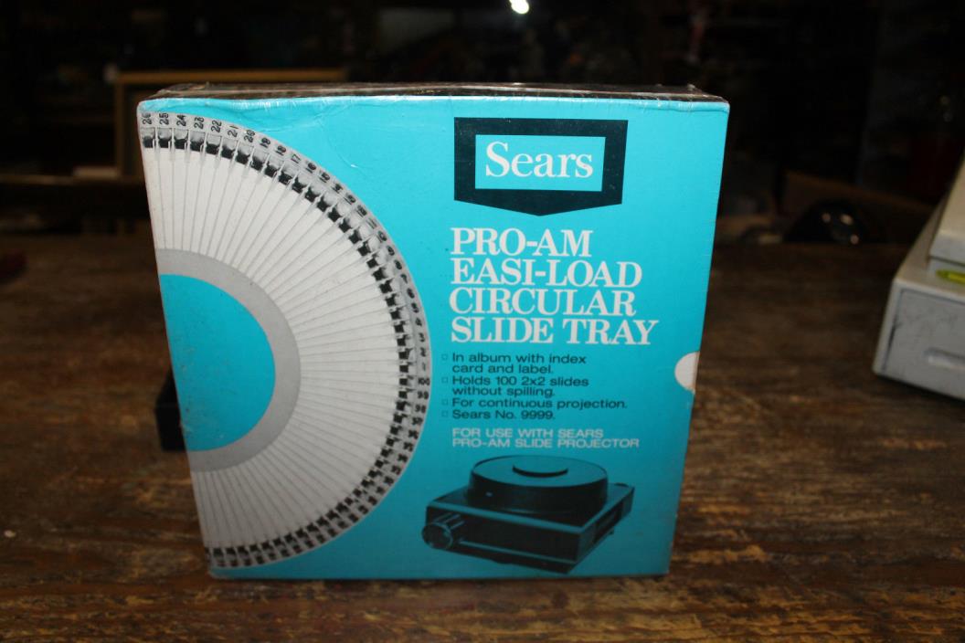Sears Pro- Am Easi-Load Circular Slide Tray Vintage NEW IN BOX