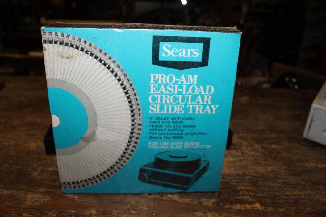 Sears Pro- Am Easi-Load Circular Slide Tray Vintage NEW IN BOX (b)