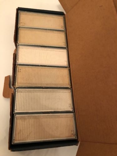 Vintage Case of 6 Argus Slide Projector Magazines  #593 Empty Trays