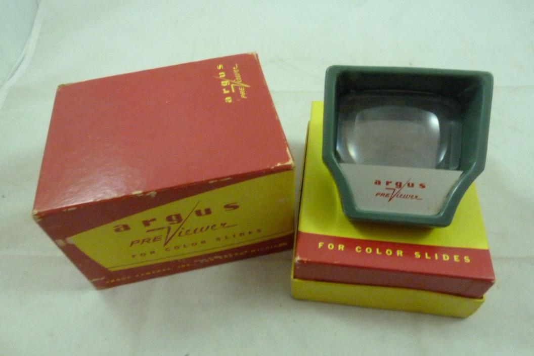 Vintage Argus Previewer for Color Slides in Original Box No. 660