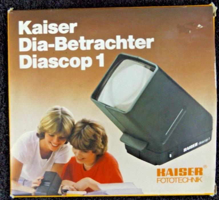 Kaiser Dia-Betrachter Diascop 1 Slide Viewer Tested Works in Original Box