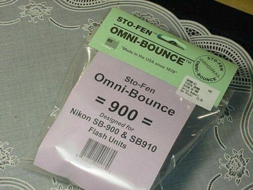 STO-FEN Omni-Bounce 900 Designed for Nikon SB-900 & SB910 NEW IN PACKAGE!