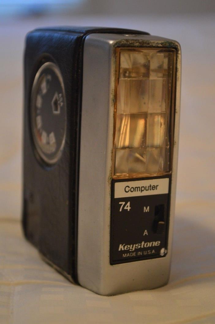 Keystone 35mm Camera Electronic Flash Strobe Model 74 Computer Controlled Sync