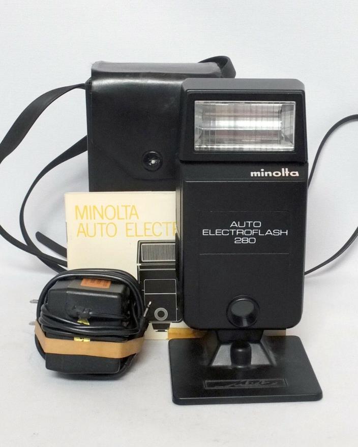 Minolta Auto Electroflash 280 Electronic Flash 35mm SLR film camera