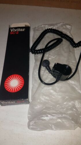 Vivitar SC-2 Sensor cord coiled for 283 flash genuine