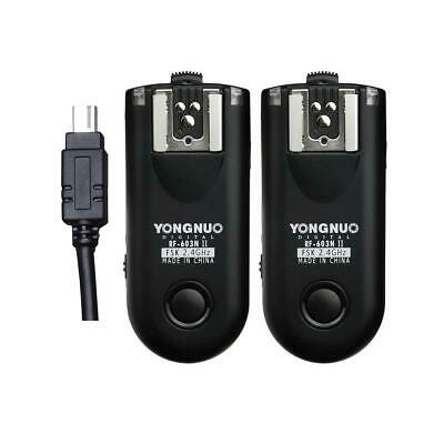 Yongnuo RF-603 II N3 16-Ch Wireless Flash Trigger Kit for Nikon DC2 Cameras