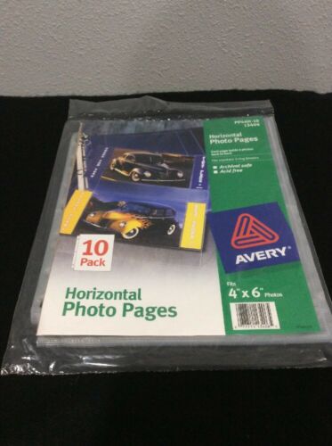 Photopages (Horizontal)  Avery Ten Pack Four by Six inch Photos