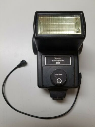 UNTESTED VIVITAR 283 AUTO THYRISTOR CAMERA FLASH UNIT