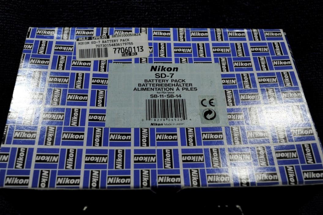 NIKON SPEEDLIGHT SD-7 BATTERY PACK in the BOX