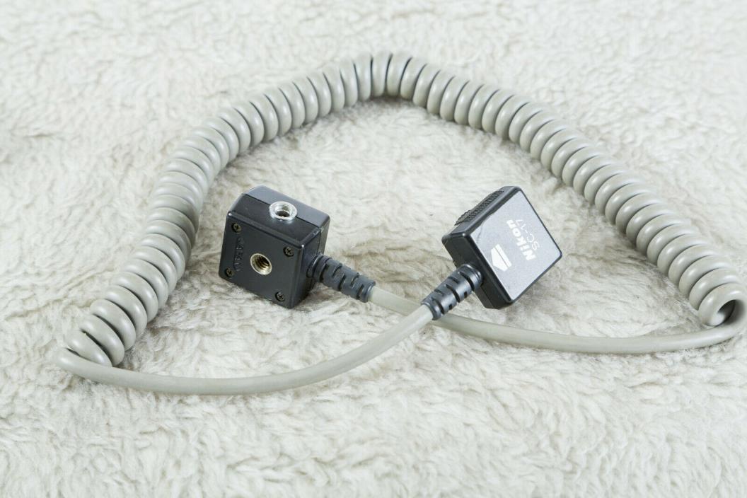 Genuine OEM Nikon SC-17 TTL Flash Sync Off Camera Shoe Coil Cable Cord  Tested!