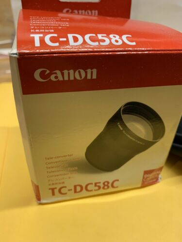 Canon TC-DC58C 58mm 2x Teleconverter Lens For PowerShot G7, G9, and A650 IS