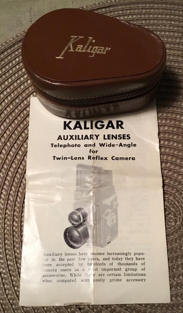 KALIGAR  AUX. TELEPHOTO BAYONET 4 X4  LENS and Case