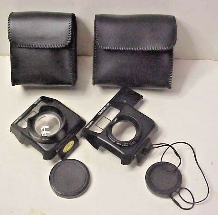 Minolta Teleconverter &Close-Up Lenses +Cases for Freedom 200 AF-E II / Mac/Auto