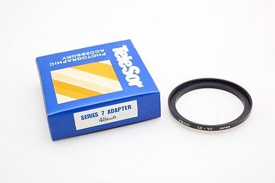 Telesor Step-UP 48mm-Series 7 / 48-S7  f/Hoods+Filters+Accs+METAL Adapter Ring