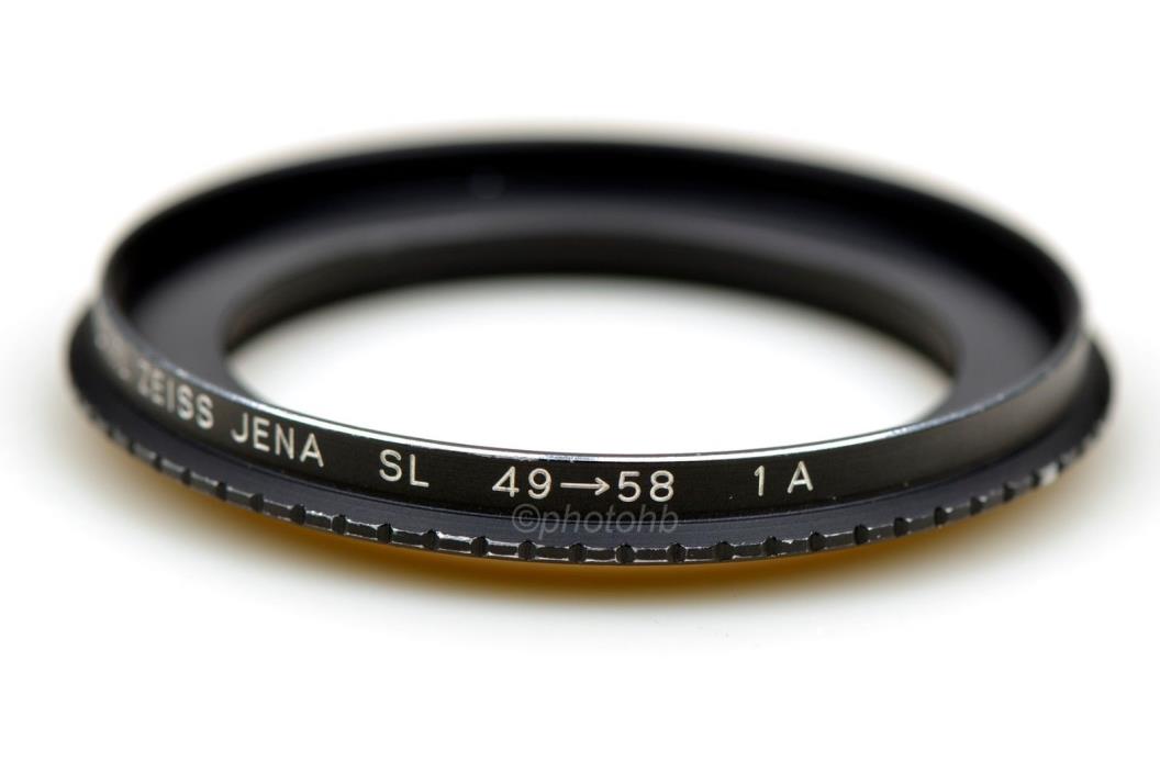 Carl Zeiss Jena 49mm - 58mm Step up Ring No Filtre