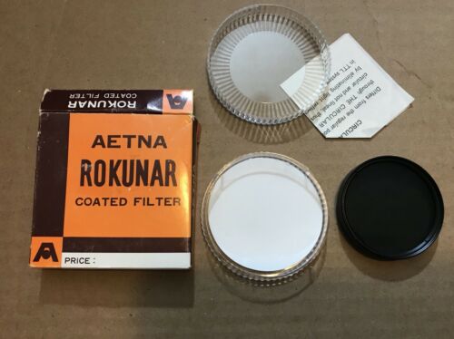 Rokunar 55mm Circular Polarizer Filter Japan Case and Original Box