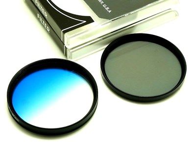 72mm Graduated Blue + ND4 Filters Set for Canon Nikon Tamron Sigma Lens & Others