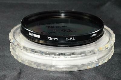 Tamron 72mm Circular Polarizer SLR Camera Lens Filter Japan with Case