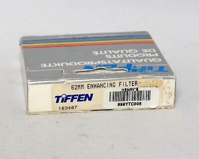 Tiffen 62mm 62 mm Enhancing Filter 35mm SLR Film DSLR Digital