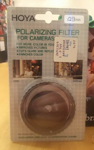 New Hoya 49mm PL Filter,  Polarizing polarizer , Japan (older model) #002411