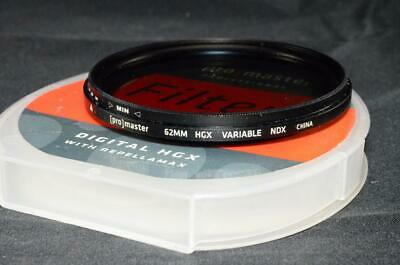 Promaster 62mm NDX HGX Neutral Density SLR Digital Camera Lens Filter