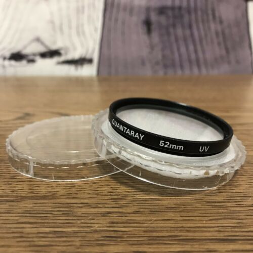 Quantaray 52mm UV Lens Filter Made In Japan Black