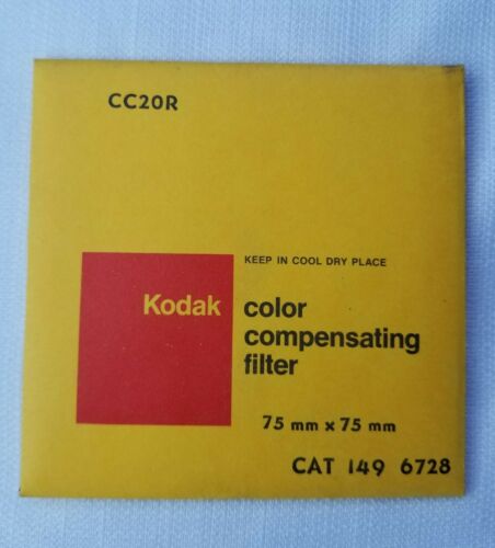 Kodak No CC20R (1496728) Color Compensating  Filter